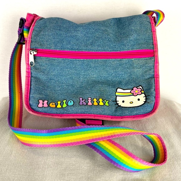 Hello Kitty Bags Hello Kitty Sanrio Vintage 20 Flap Adjustable